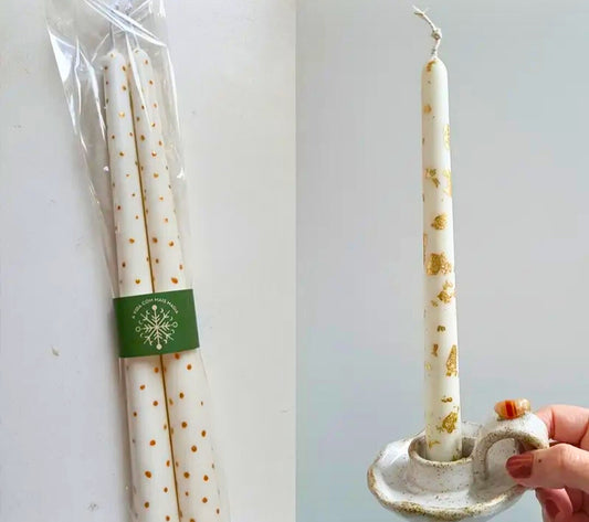 Luxury Embossed Decorative Taper Candle